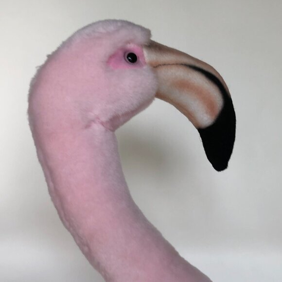 Hansa Handcrafted Flamingo, Pink  31.5 Inch (80 CM)  Stuffed Animal Brand NWT - Picture 14 of 16